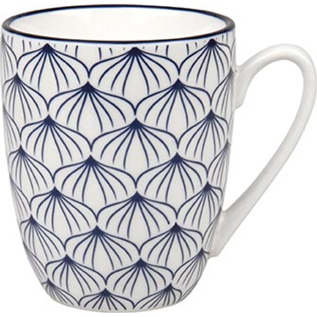 Set de 4 mugs Collection "My color is blue" - Visuel 1
